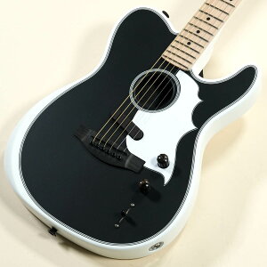 Fender / LTD Jack White Triplesonic Acoustasonic Telecaster Satin Arctic White with Black Top�y�a�J�X�z�yYRK�z