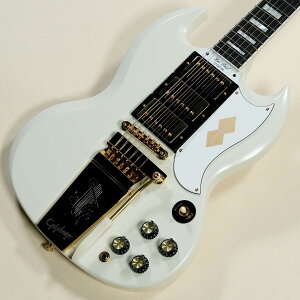 Epiphone / Inspired by Gibson Custom 1963 Les Paul SG Custom with Maestro Vibrola Classic White�y�a�J�X�z