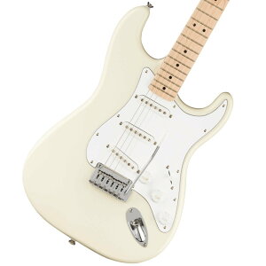 Squier by Fender / Affinity Series Stratocaster Maple White Pickguard Olympic White�y�V�h�X�z