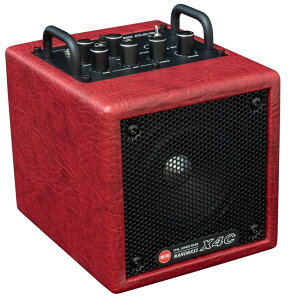 Phil Jones Bass (PJB) / NANOBASS X4C Red Bluetooth/AUX-in���� 35W 35���b�g �x�[�X�p�R���{�A���v�y���É��h�X�z