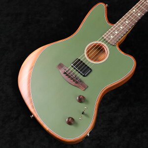 FENDER MEXICO / Acoustasonic Player Jazzmaster Antique Olive �yHarvest_Guitars�z �y�䒃�m���{�X�z