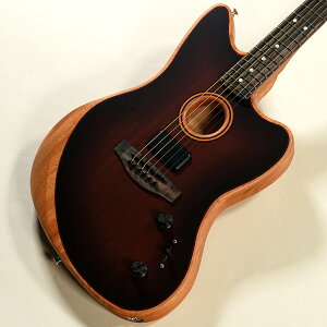 Fender / American Acoustasonic Jazzmaster All-Mahogany Ebony Fingerboard Bourbon Burst �y�a�J�X�z�yYRK�z