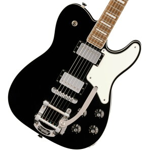 Squier by Fender / Paranormal Troublemaker Telecaster Deluxe Bigsby Laurel Parchment Pickguard Black �y�����X�z
