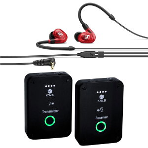 SENNHEISER �[���n�C�U�[ / IE 100 PRO RED �v���p���j�^���� �O�C���z�� �yKWS-EM1���C�����X�Z�b�g�z�y�䒃�m���{�X�z