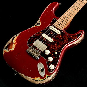 XOTIC / XSC-2 Dark Candy Apple Red over 3 Tone Burst Heavy Aged �y�a�J�X�z