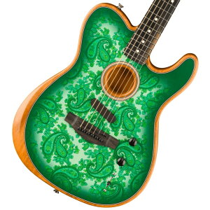 Fender / FSR American Acoustasonic Telecaster Streaked Ebony Fingerboard Green Paisley [���胂�f��]�y�r�ܓX�z