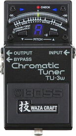 BOSS / TU-3W Chromatic Tuner 技 Waza Craft 【イシバシ楽器×BOSS特製スリーブケースプレゼント！】【福岡パルコ店】