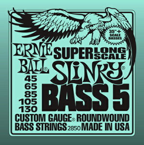 ERNiE BALL / #2850 SUPER LONG SCALE SLiNKY BASS 5 45-130 Super Lone Scale 5-Strings x[Xy񂹏izyrܓXz