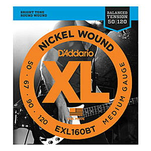 D'Addario / EXL160BT Balanced Tension Medium 50-120 Long Scale x[X
