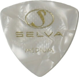Selva / Rubber Grip Pick オニギリ Medium(0.75mm) Pearloid 材質：セルロース 色：パーロイド （ラバー滑り止め付）【横浜店】