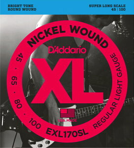 D'Addario / EXL170SL Regular Light 45-100 Super Long Scale ypRXz