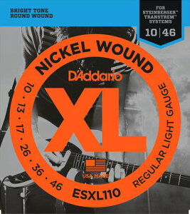 D'Addario / ESXL110 Regular Light 10-46 Double Ball End GLM^[