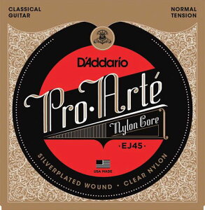 D'Addario / Classic Guitar Pro-Arte Laser Selected Nylon Trebles EJ45 Normal Tension 28-43 �N���V�b�N�M�^�[�� �y�����X�z