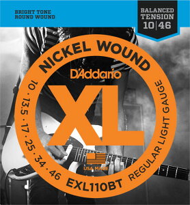 D'Addario / EXL110BT Balanced Tension Regular Light 10-46 �G���L�M�^�[�� �y�����X�z