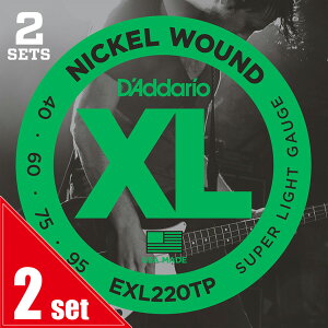 D�fAddario / EXL220TP Super Light 40-95 Long Scale �_�_���I �G���L�x�[�X�� 2SET �y�����X�z