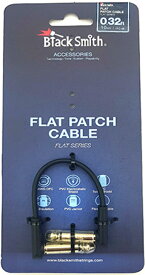 BLACK SMITH / FLAT PATCH CABLE 10cm 0.32ft パッチケーブル【横浜店】