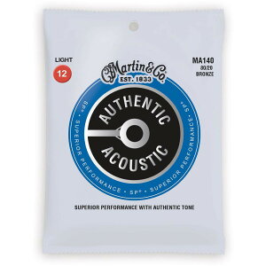 Martin / MA140 Authentic Acoustic Superior Performance ARM 80/20 Bronze [Light .012-.054]ylXz