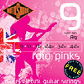 ROTOSOUND / R9 ROTO PINKS Super Light 09-42 【エレキギター弦】【Electric Guitar Strings】【セット弦】【ロトサウンド】【ロトピンクス】【スーパーライト】【R-9】【新宿店】