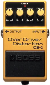 BOSS / OS-2 Over Drive/Distortion �y�G�t�F�N�^�[�z�y�{�X�z�y�I�[�o�[�h���C�u/Overdrive�z�y�f�B�X�g�[�V�����z�y�V�h�X�z
