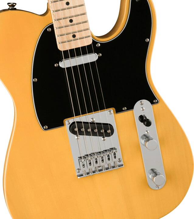 18432円 クリアランスsale!期間限定! Squier by Fender Affinity Series Telecaster Maple Fingerboard Black Pickguard Butterscotch Blonde《高音質 BOSSケーブルプレゼント 4957054217099》