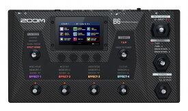 【あす楽対象商品】ZOOM / B6 Multi-Effects Processor ベース用エフェクター マルチエフェクター ズーム【PNG】