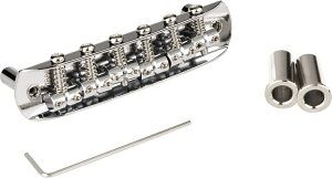 Fender / Mustang Fully-Adjustable Guitar Bridge Chrome tF_[ ubWyYRKz