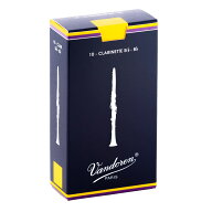 Vandoren / B♭クラリネット リード 青箱 10枚入 トラディショナル 3 (ノナカ正規品)【お取り寄せ商品】