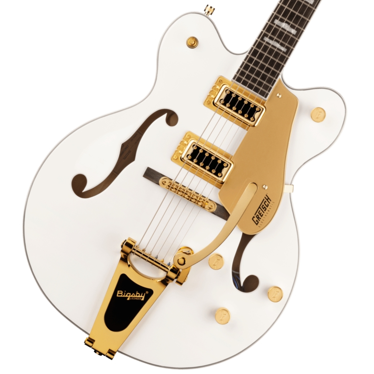 Gretsch   G5422TG Electromatic Classic Hollow Body Double-Cut with Bigsby and Gold Hardware Laurel Fingerboard Snowcrest White《 4582600680067》