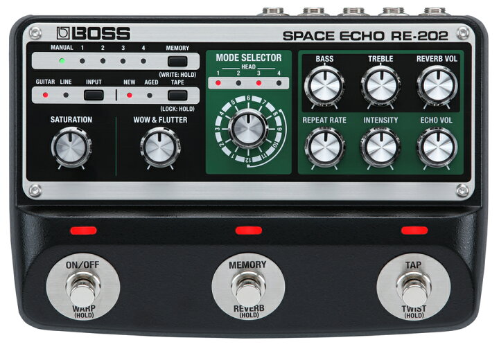 楽天市場】BOSS / RE-202 Space Echo RE202《次回入荷分予約注文/納期未定》【YRK】 《BOSSピックケースプレゼント!/+2100000172603》 : イシバシ楽器 ＷＥＢ ＳＨＯＰ