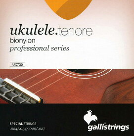 Gallistrings / UX 730 Tenore Bionylon ウクレレ弦 .024-.040【イタリア製】