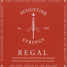 AUGUSTINE / Regal Red Extra High Trebles Medium Tension Basses 29.5-45 【お取り寄せ商品】