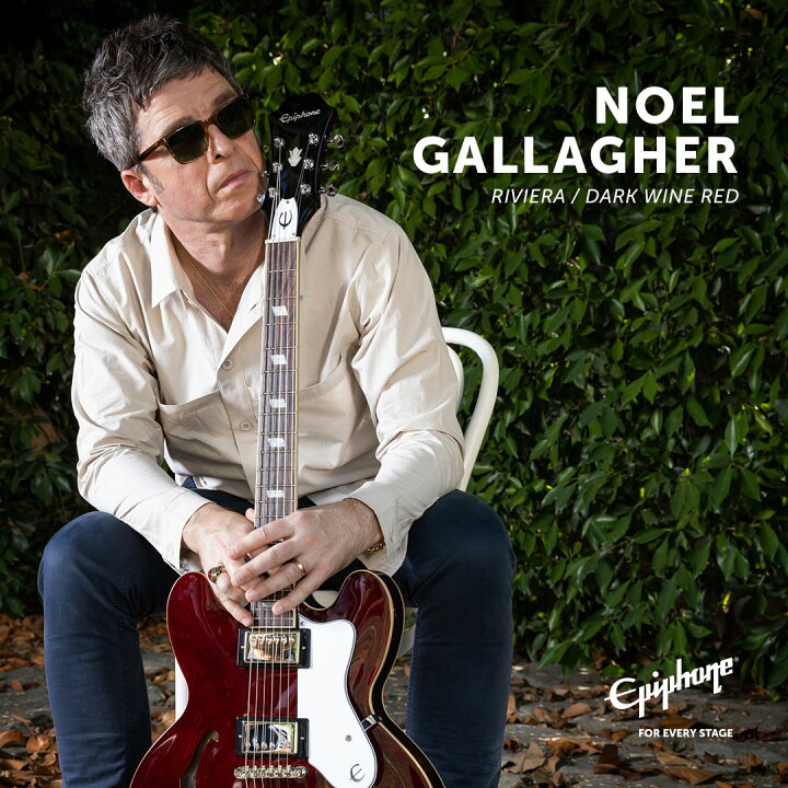 楽天市場】epiphone / Noel Gallagher Riviera Dark Wine Red 