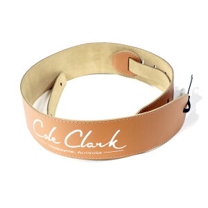 Cole Clark / STRAP - LEATHER - Tan with Silver �R�[���N���[�N �X�g���b�v