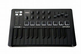 Arturia アートリア / MiniLab 3 DEEP BLACK MIDIキーボード＆パッド・コントローラー