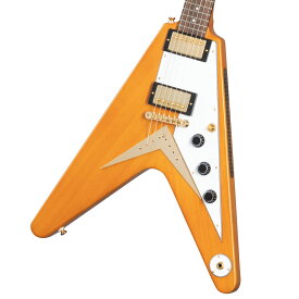 Epiphone / 1958 Korina Flying V (White Pickguard) Aged Natural エピフォン エレキギター フライングV《+4582600680067》【YRK】《+8802022379629》