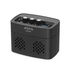 【あす楽対象商品】AROMA / AG-05 Bluetooth Black 5W ギターアンプ 充電式バッテリー内蔵【PNG】