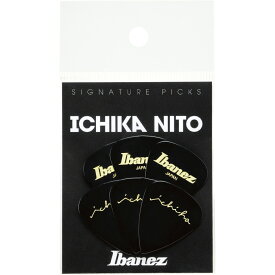 《WEBSHOPクリアランスセール》Ibanez / P1000ICHI-BK Nito シグネチャー ・ピック 6 枚パック【PNG】
