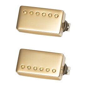 【あす楽対象商品】Gibson / Custombucker Matched set True Historic Gold Covers PUCBDBGC2 ギブソン ピックアップ セット【YRK】