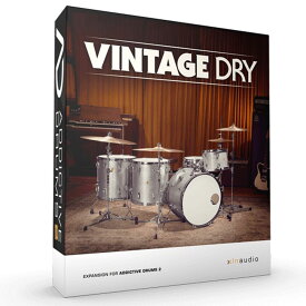 XLN Audio / Addictive Drums 2: Vintage Dry ADpak【ダウンロード版メール納品 代引不可】【PNG】