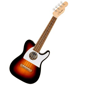 《WEBSHOPクリアランスセール》Fender / Fullerton Tele Uke Walnut Fingerboard White Pickguard 2-Color Sunburst フェンダー ウクレレ《+4582600680067》【PNG】