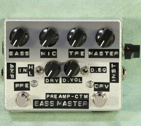 Shin's Music / BMP-1 Bass Master Preamp with Input Level Attenuator Switch/Drive EQ. Select Switch ベースプリアンプ