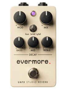 《アンプ・エフェクターセール品》Universal Audio / UAFX Evermore Studio Reverb ユニヴァーサルオーディオ スタジオリバーブ【PNG】