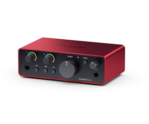 Focusrite tH[JXCg / Scarlett Solo gen4 2In/2Out USBI[fBIC^[tFCXyPNGz