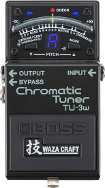 【あす楽対象商品】【純正ACアダプタープレゼント】 BOSS / 技WAZA CRAFT TU-3W MADE IN JAPAN Chromatic Tuner TU-3W(J) チューナー ボス 【PNG】《イシバシオリジナル特典付き！/+bossiboriset2》