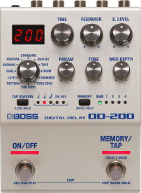 BOSS / DD-200 Digital Delay ディレイ ボス DD200《Fenderシールドケーブルプレゼント！》【YRK】【PTNB】