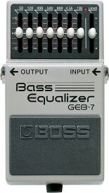 【あす楽対象商品】【純正ACアダプタープレゼント】 BOSS / GEB-7 Bass Equalizer ボス ベースイコライザー エフェクター GEB7 【PNG】《イシバシオリジナル特典付き！/+bossiboriset2》