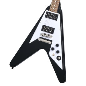 《WEBSHOPクリアランスセール》Epiphone / Inspired by Gibson Custom Shop Kirk Hammett 1979 Flying V Ebony メタリカ カーク ハメット《+8802022379629》《+4582600680067》【PNG】