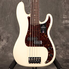 《WEBSHOPクリアランスセール》Fender/ American Professional II Precision Bass V Rosewood Fingerboard Olympic White【4.07kg/2023年製】[S/N US23036788]【PNG】