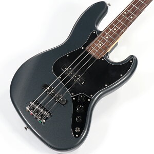 Fender / FSR Collection Hybrid II Jazz Bass Charcoal Frost Metallic with Matching Head tF_[ [{]yYRKz
