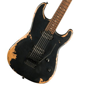 Charvel / Pro-Mod Relic San Dimas Style 1 HH FR Pau Ferro Fingerboard Weathered Black V[xyYRKz